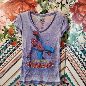 Spiderman burnout shirt